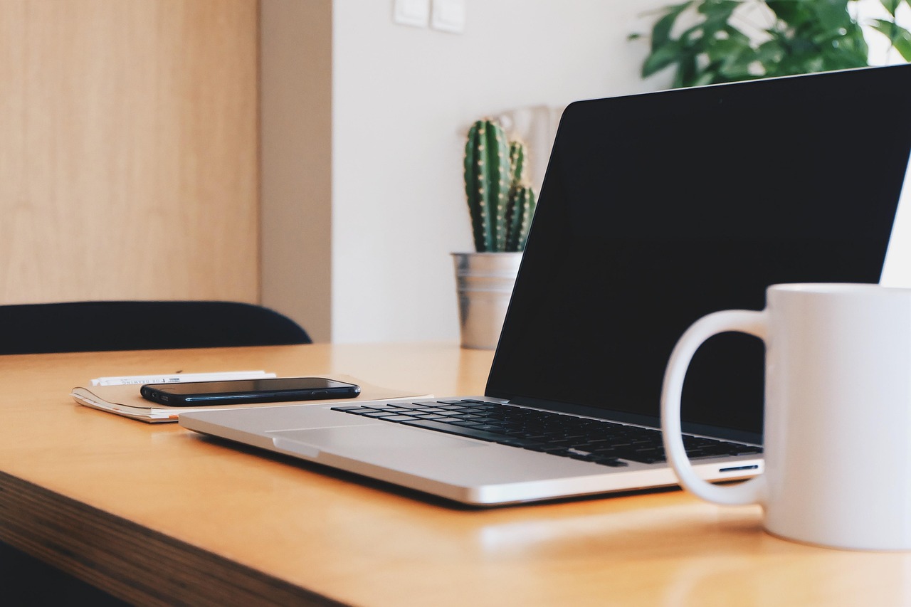 Office, desk, coffee cup — Discover Compact and Efficient Music Desk Workstation Designs